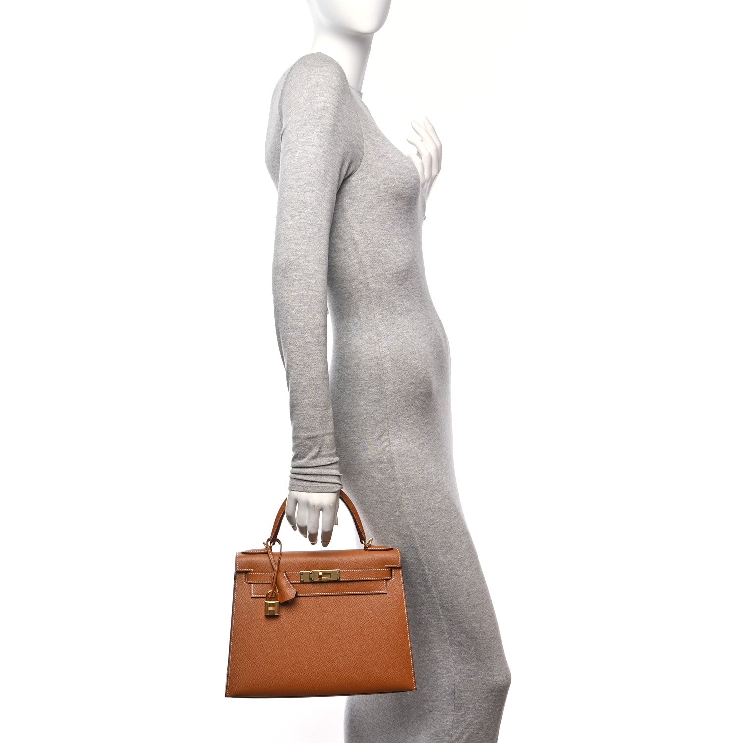 Hermes Epsom Kelly Sellier 28 Gold 2 of 11