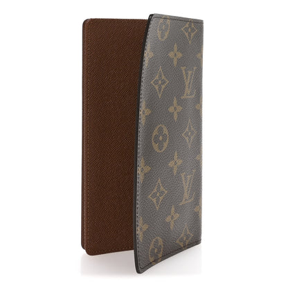 Louis Vuitton Monogram Porte Valeurs Checkbook Wallet 3 of 7