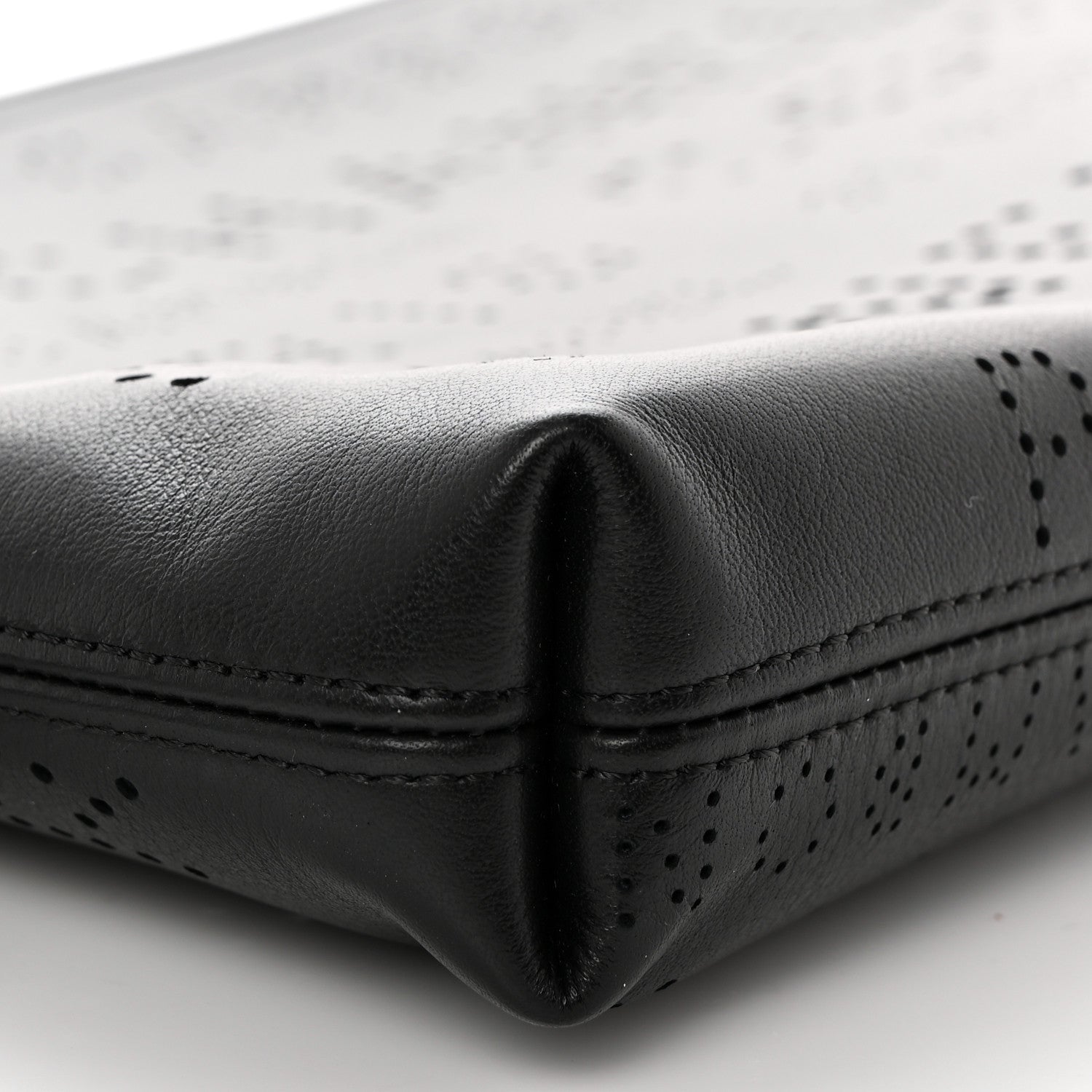 Chanel Calfskin Eyelets Clutch Black 5 of 8