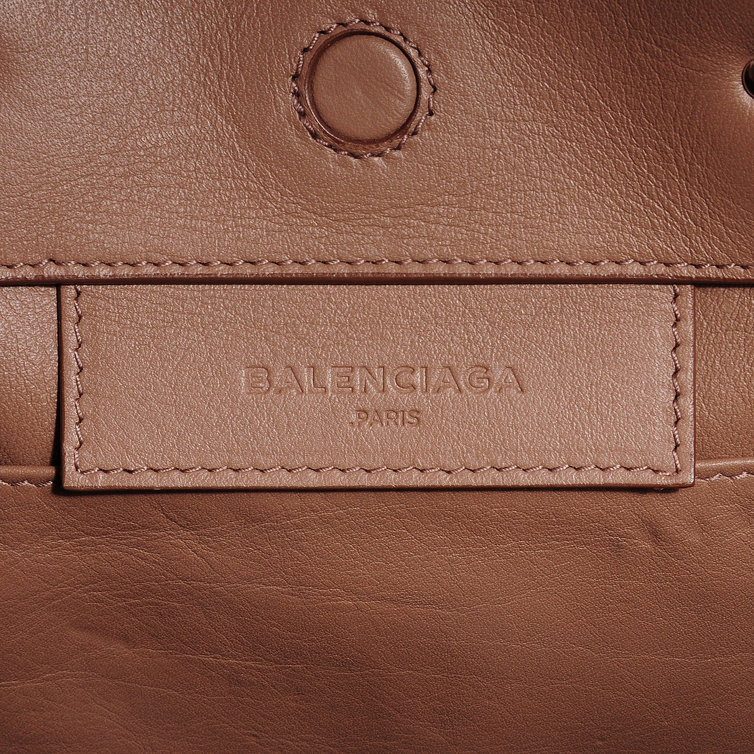 Balenciaga Veau Papier A6 Zip Around Tote Sable 6 of 11