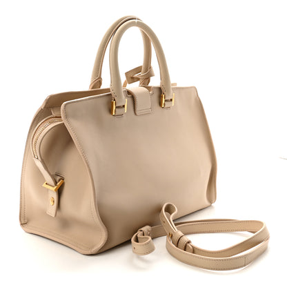 Saint Laurent Calfskin Small Classic Y Cabas Beige 3 of 9