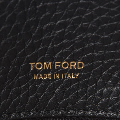 Tom Ford Calfskin Mini T Clasp Tara Crossbody Bag Black 6 of 6