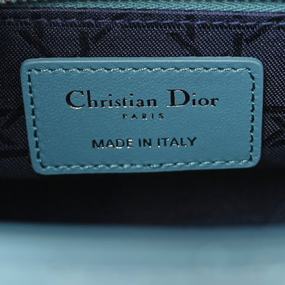 Christian Dior CHRISTIAN DIOR Lambskin Cannage Small My ABCDior Lady Dior Blue 6 of 10