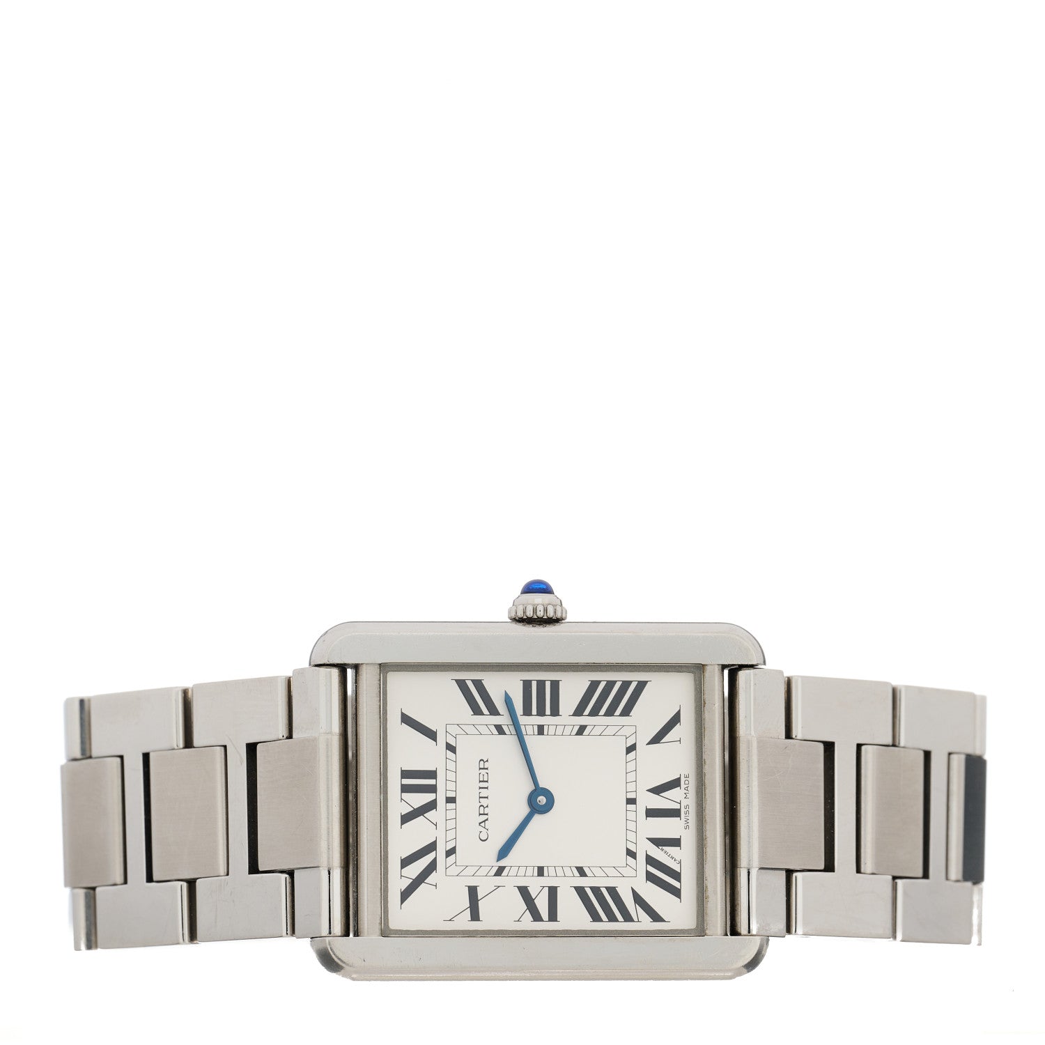 Cartier Stainless Steel 27mm Tank Solo Quartz Watch 2 of 4