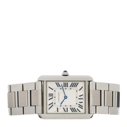 Cartier Stainless Steel 27mm Tank Solo Quartz Watch 2 of 4