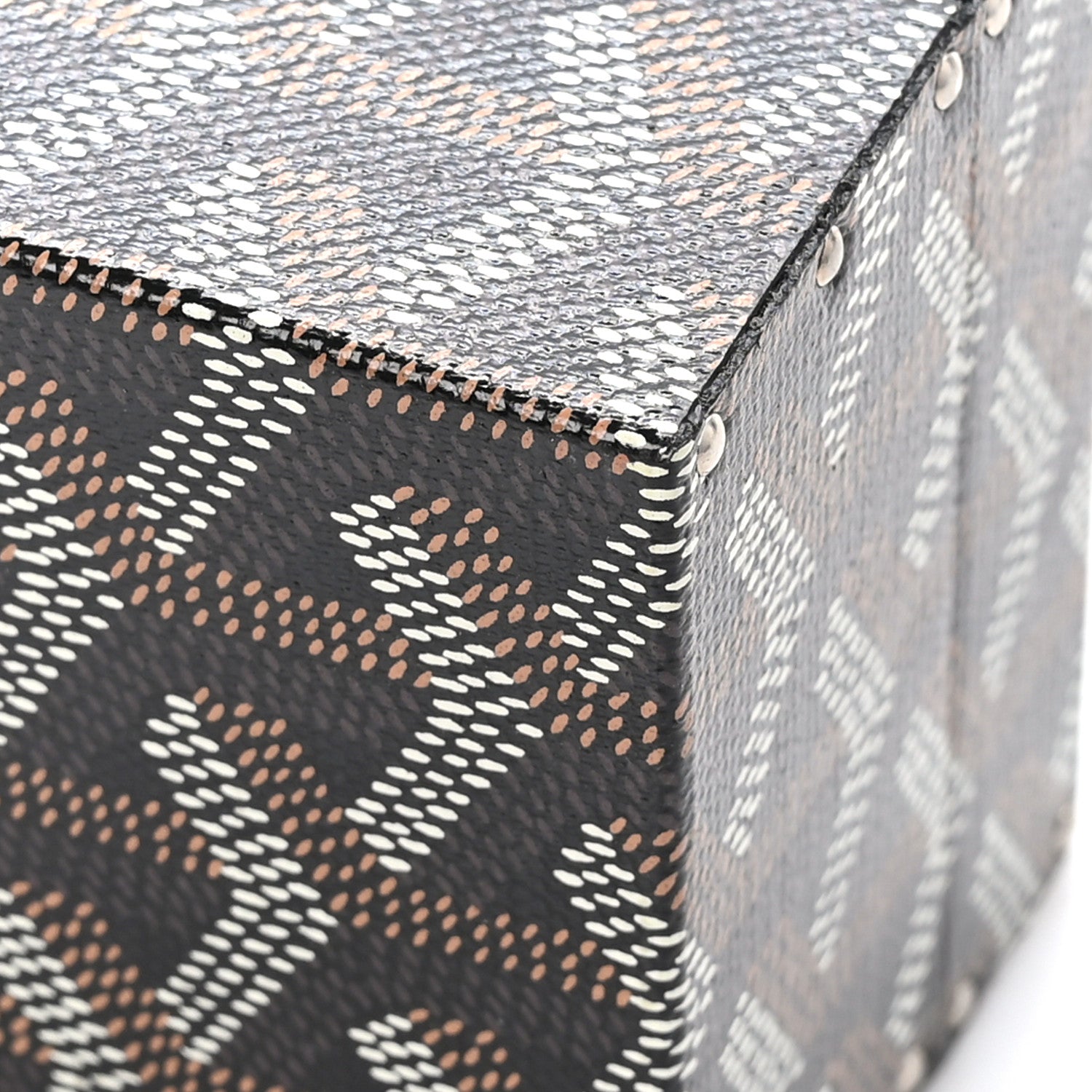 Goyard Goyardine Precious Metals Regence Mini Trunk Black 9 of 11