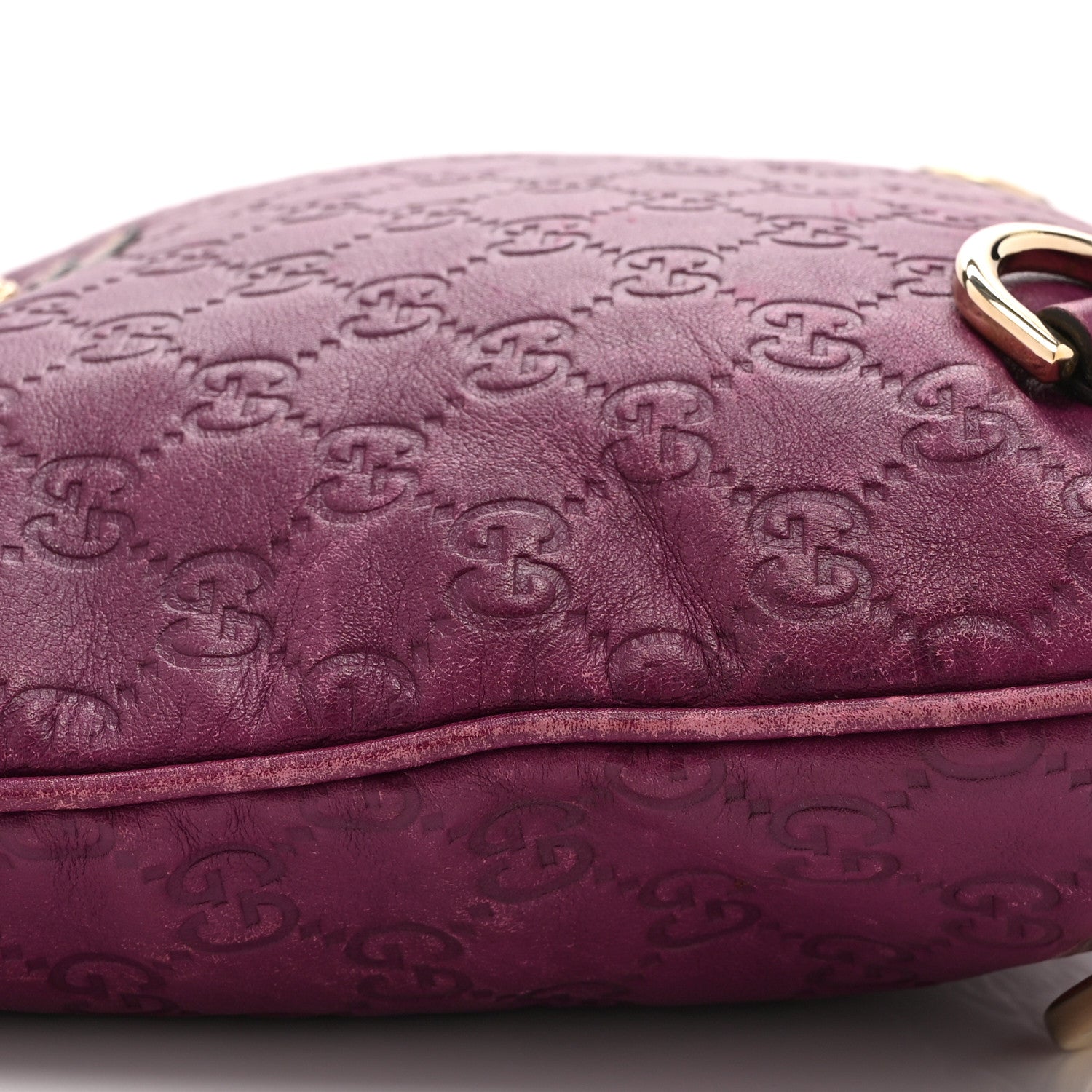 Gucci Guccissima Abbey Messenger Bag Purple 16 of 17