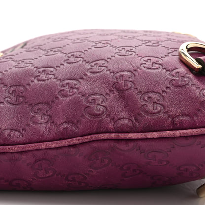 Gucci Guccissima Abbey Messenger Bag Purple 16 of 17
