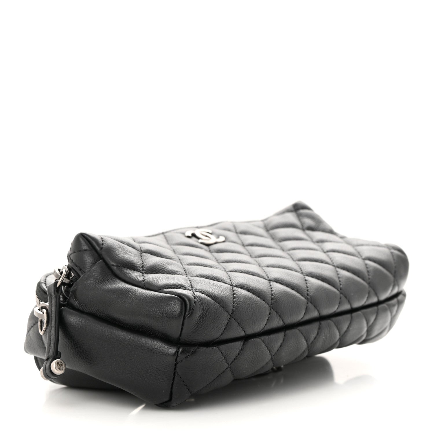 Chanel Calfskin Quilted Waist Bag Black 4 of 11