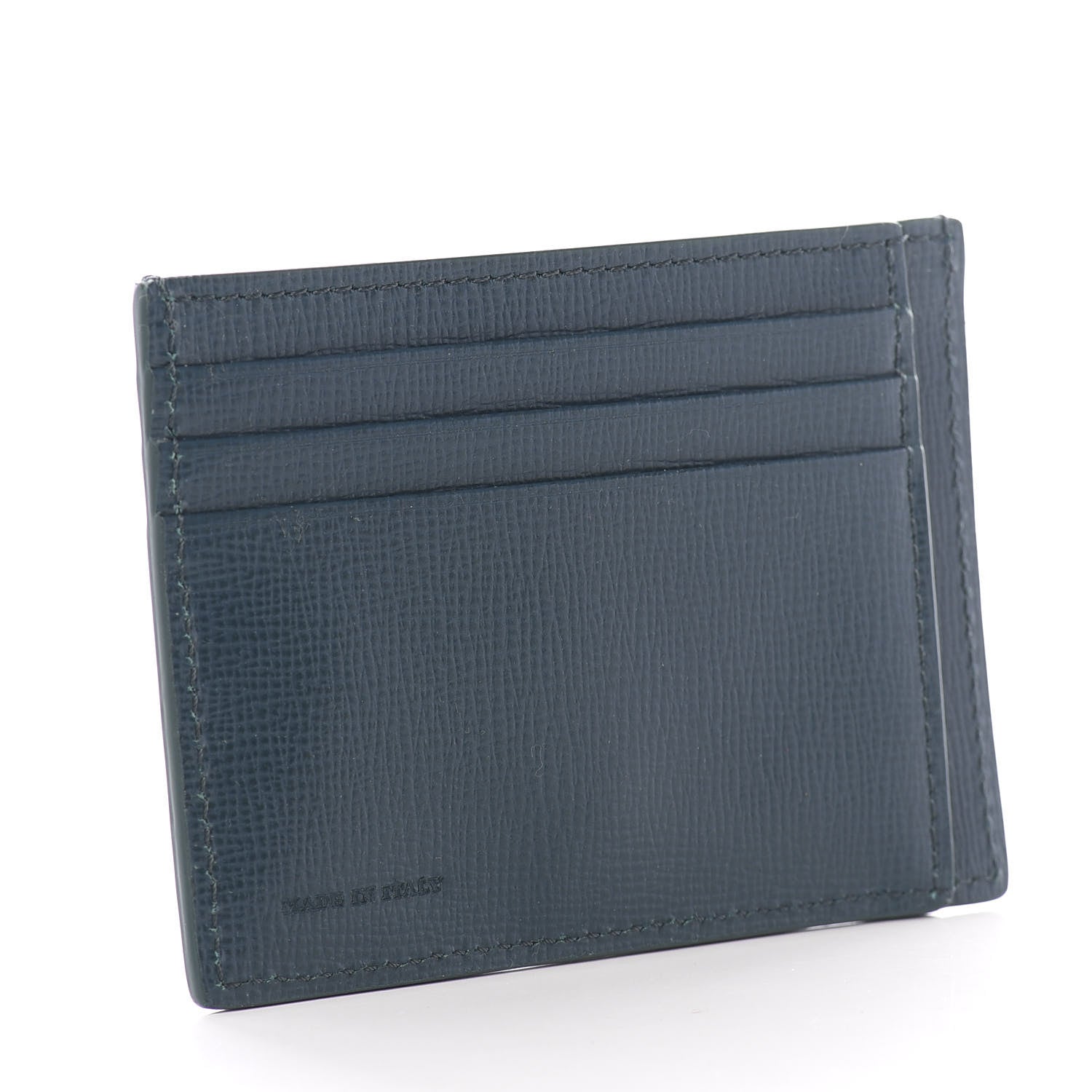Burberry London Grainy Calfskin Bernie Credit Card Case Blue 2 of 6