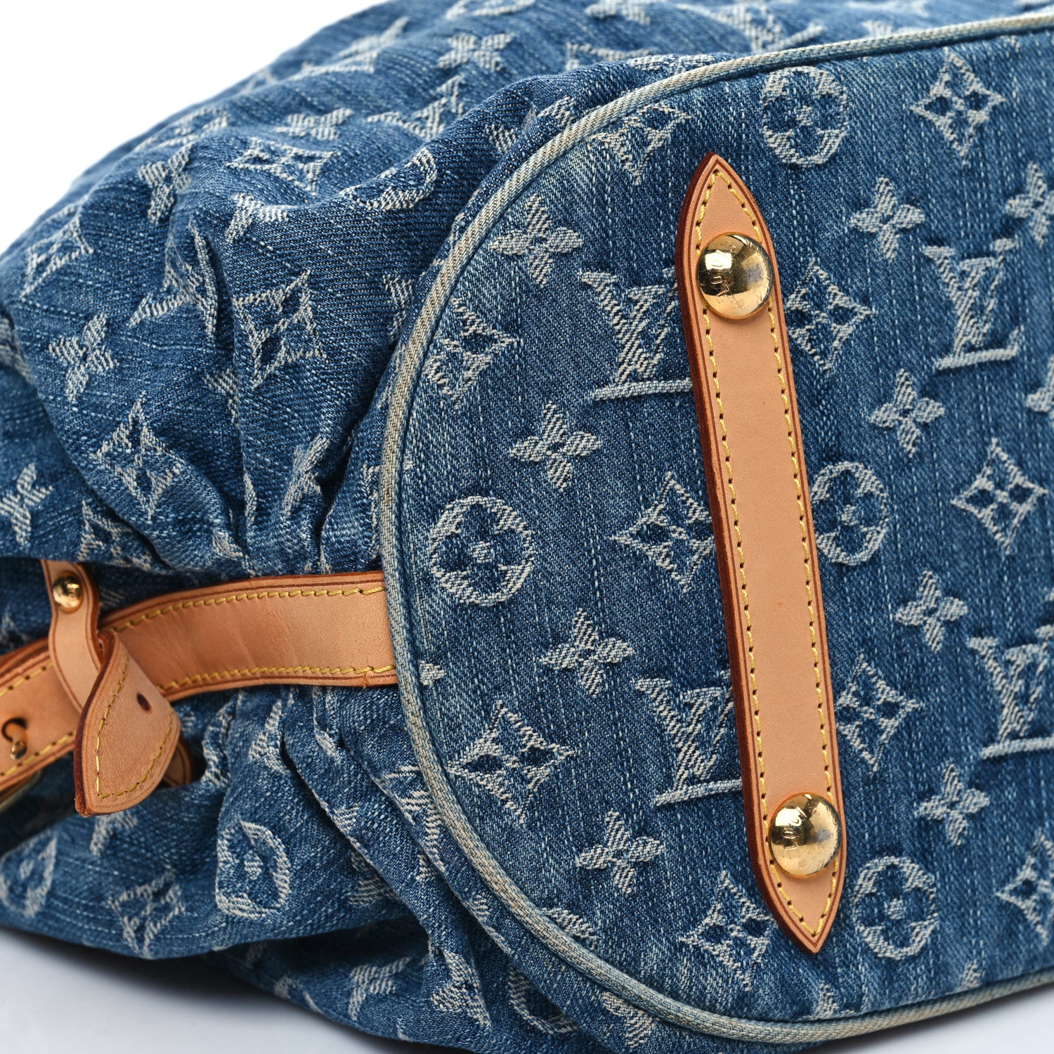 Louis Vuitton Denim Mahina XL Blue 7 of 8