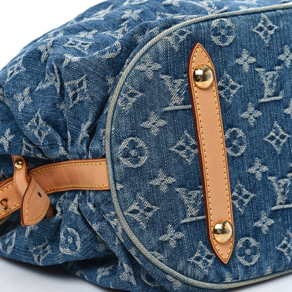 Louis Vuitton Denim Mahina XL Blue 7 of 8