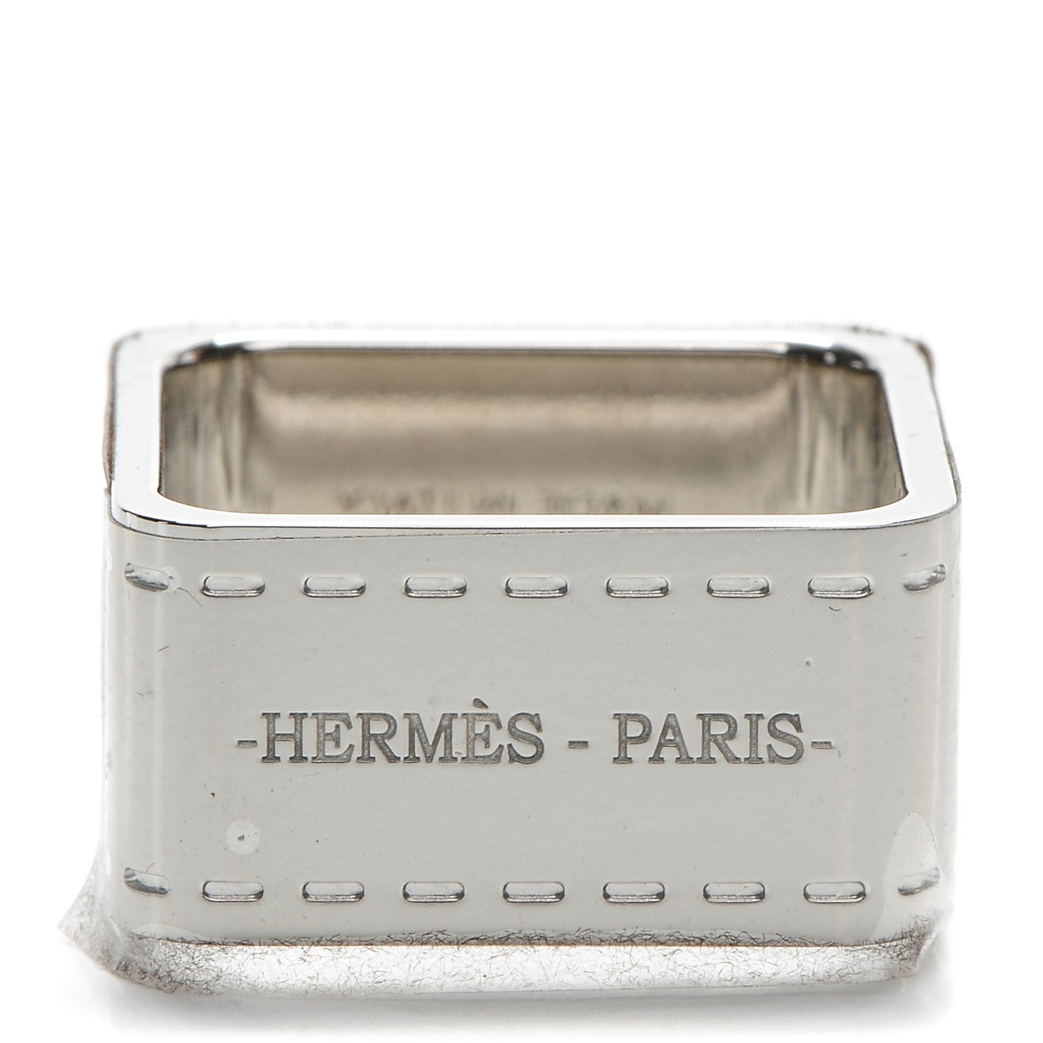 Hermes Palladium Bolduc Scarf Ring 3 of 5