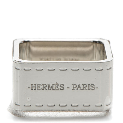 Hermes Palladium Bolduc Scarf Ring 3 of 5