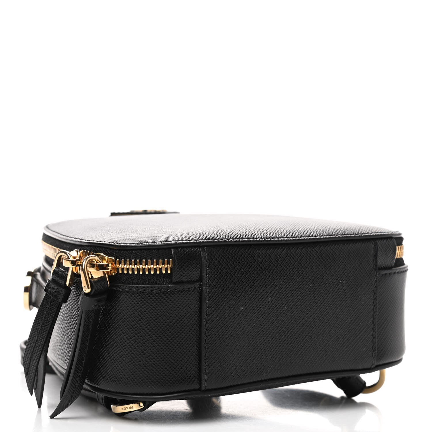 Prada Saffiano Lux Mini Odette Backpack Black 3 of 4