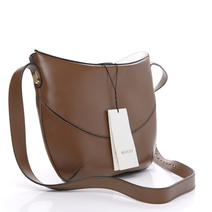 Gucci Boarded Plutone Calfskin Medium Arli Shoulder Bag Nocciola 3 of 12