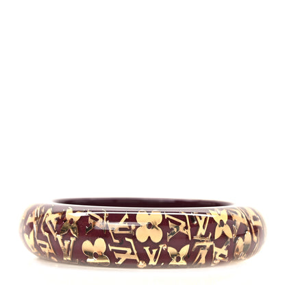 Louis Vuitton Resin Swarovski Medium Inclusion Bracelet GM Rouge Fauviste 1 of 4