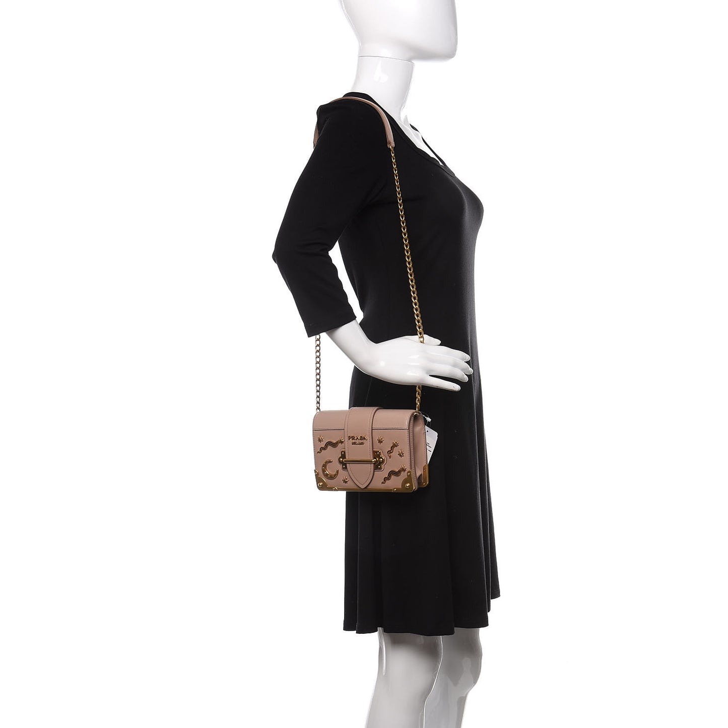 City Calf Saffiano Astrology Cahier Bag Cipria