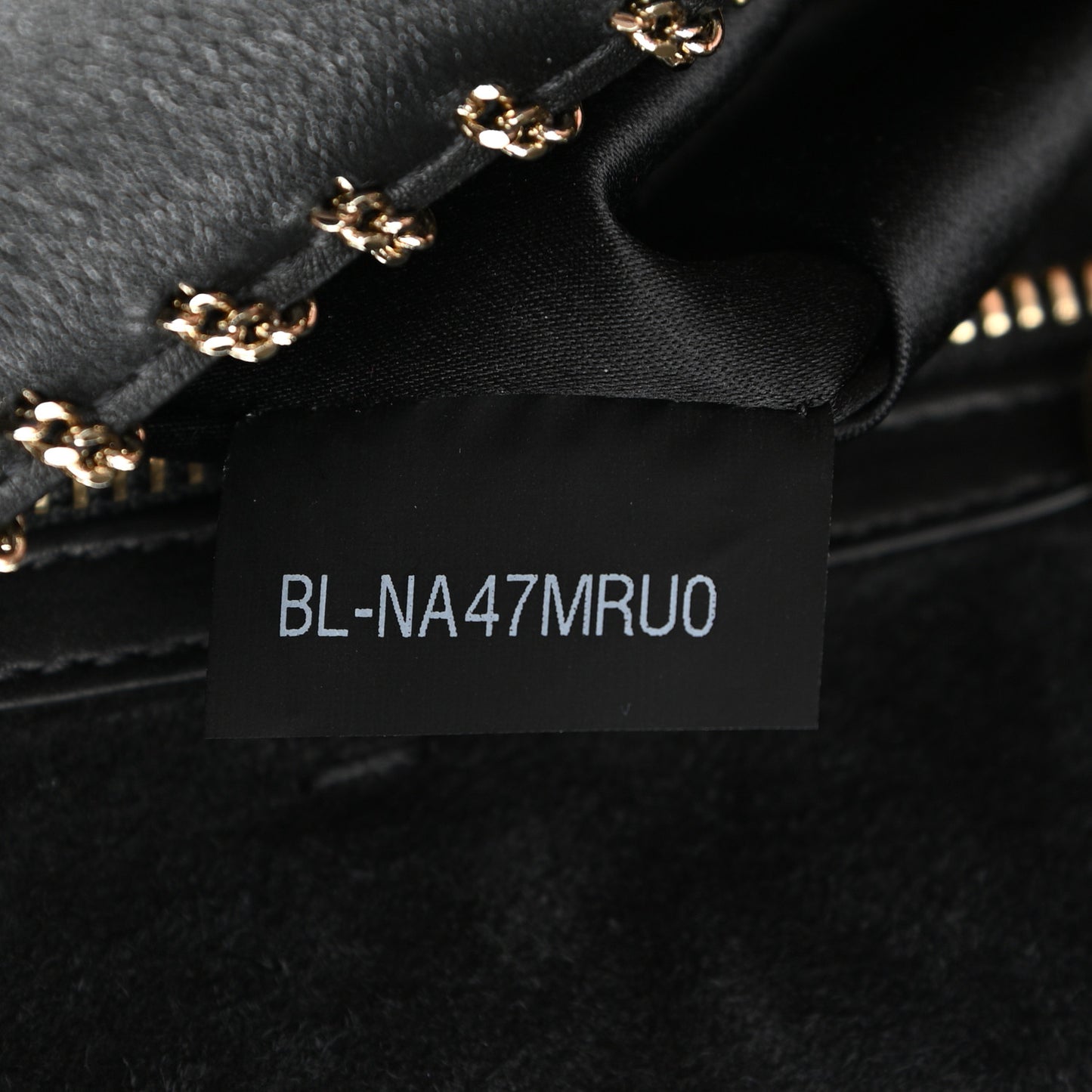 Calfskin Groumette Small Demilune Double Handle Satchel Black