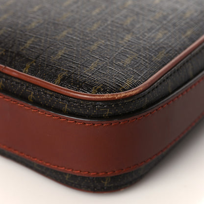 Saint Laurent Canvas Smooth Calfskin Le Monogramme Crossbody Pouch Chestnut 8 of 12