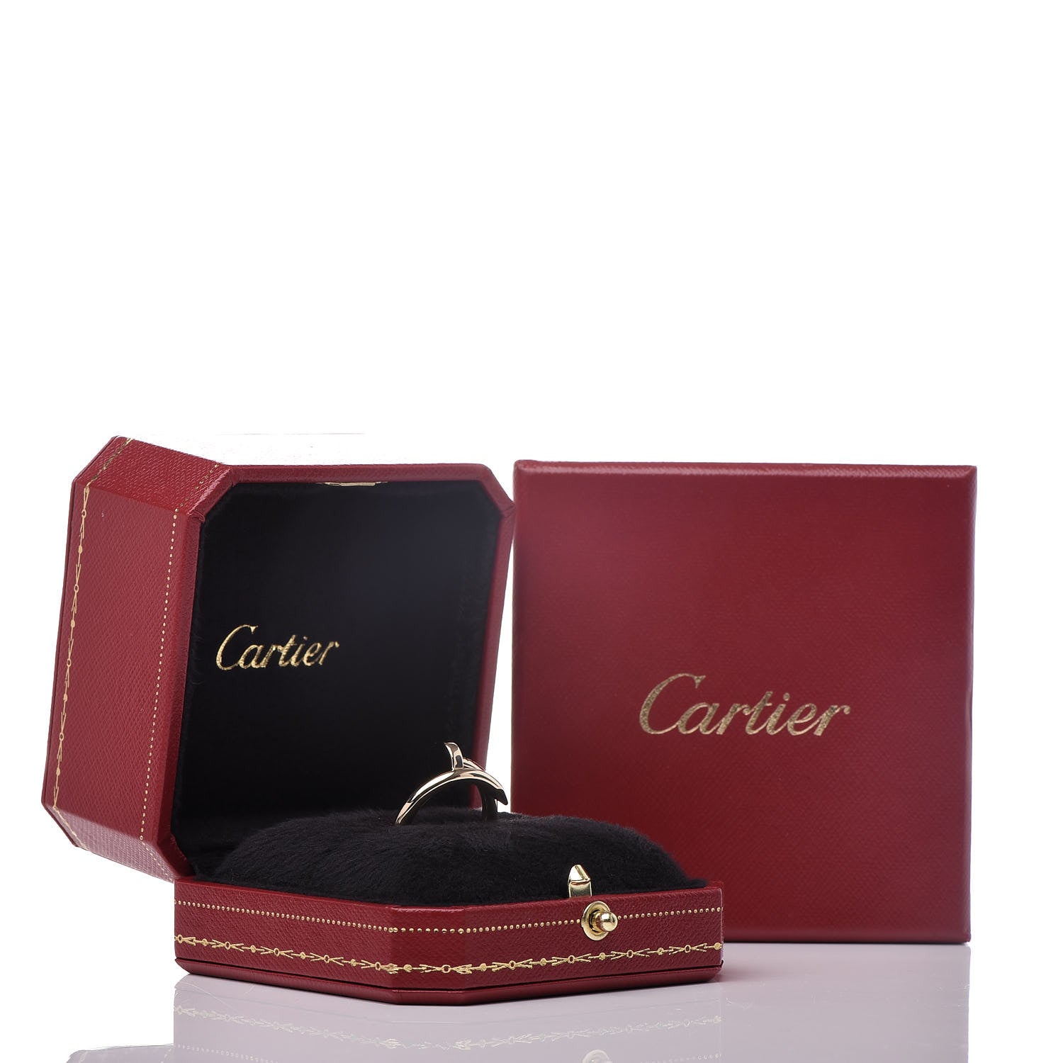 Cartier 18K Yellow Gold Juste Un Clou Ring 54 6.75 8 of 8