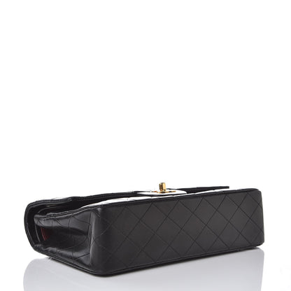 Chanel Lambskin Quilted Medium Double Flap Black 4 of 9