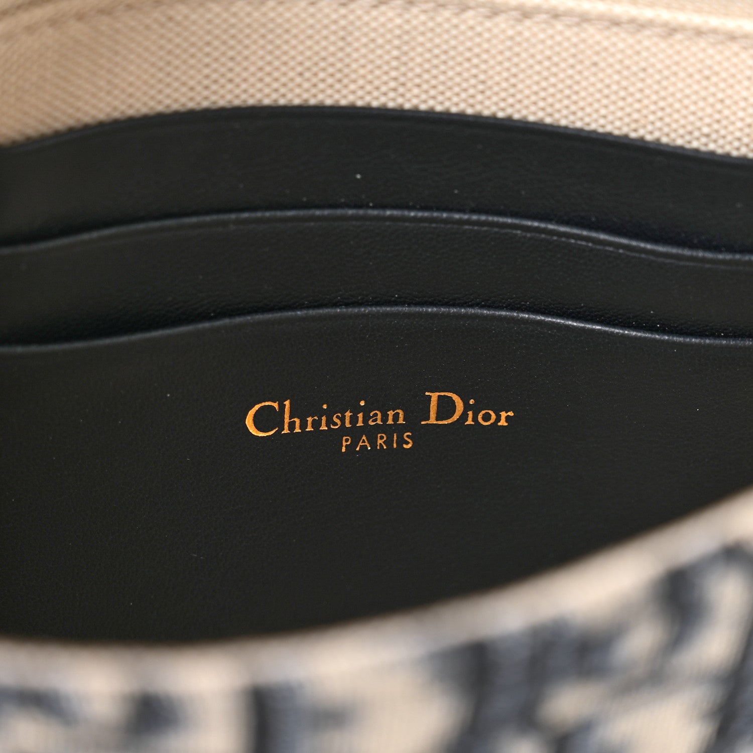 Christian Dior Oblique Flap Pouch Clutch Blue 6 of 8