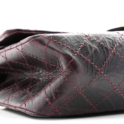 Chanel Aged Calfskin Quilted 2.55 Reissue 225 Flap Dark Burgundy 9 of 10