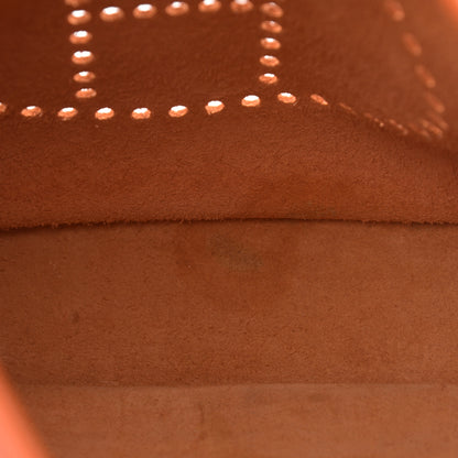 Hermes Taurillon Clemence Evelyne III GM Orange 16 of 17