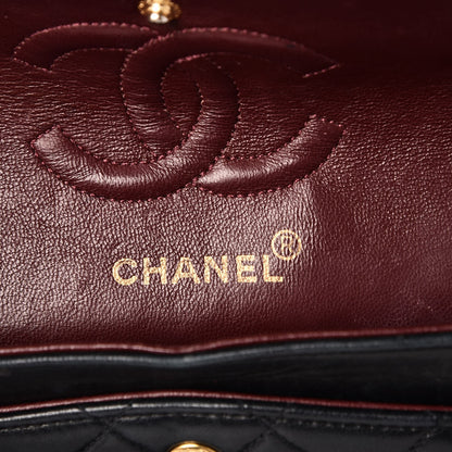 Chanel Lambskin Quilted Small Double Flap Navy 7 of 9