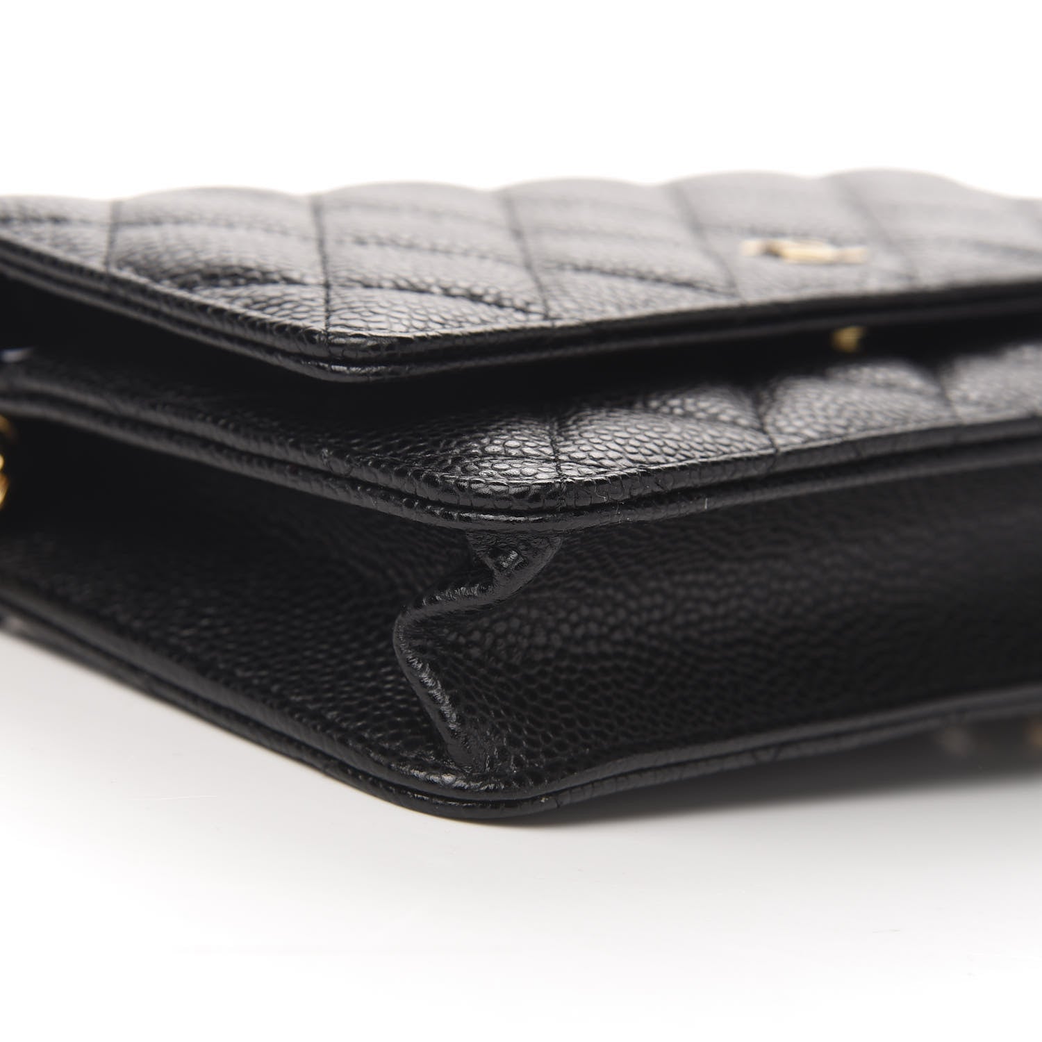 Chanel Caviar Quilted Wallet On Chain WOC Black 9 of 12