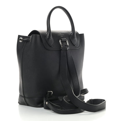 Louis Vuitton Calfskin Lockme Backpack Black 2 of 12