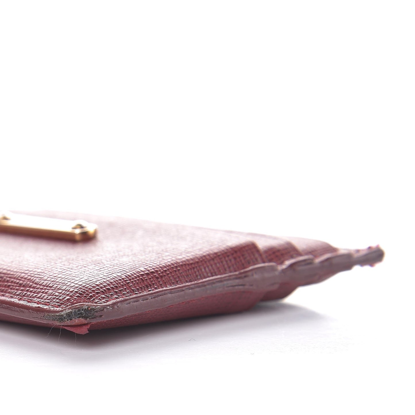 Vitello Elite Card Holder Rosso Scuro Ciliegia