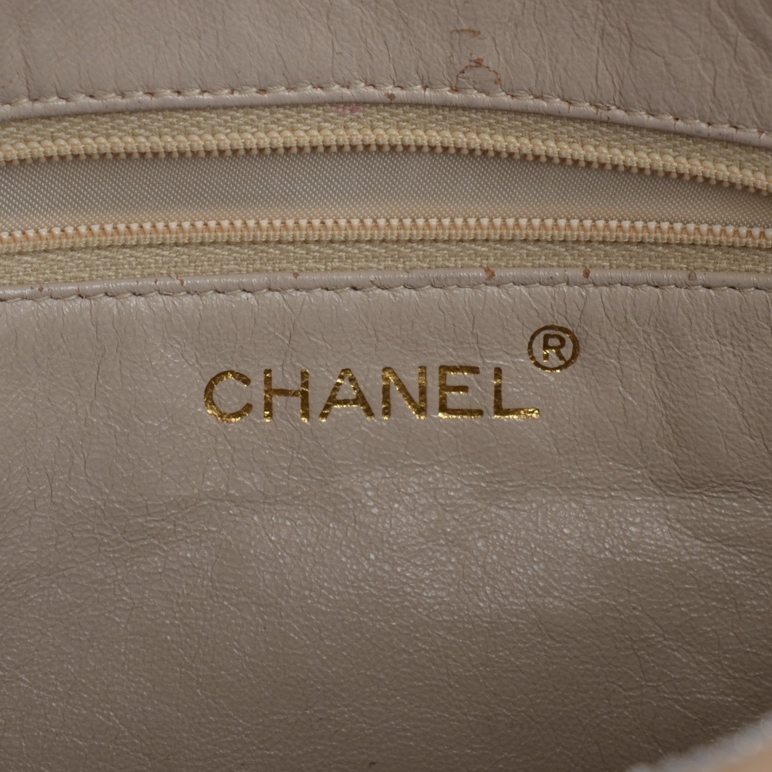 Chanel Caviar Quilted Shoulder Bag Beige 6 of 8