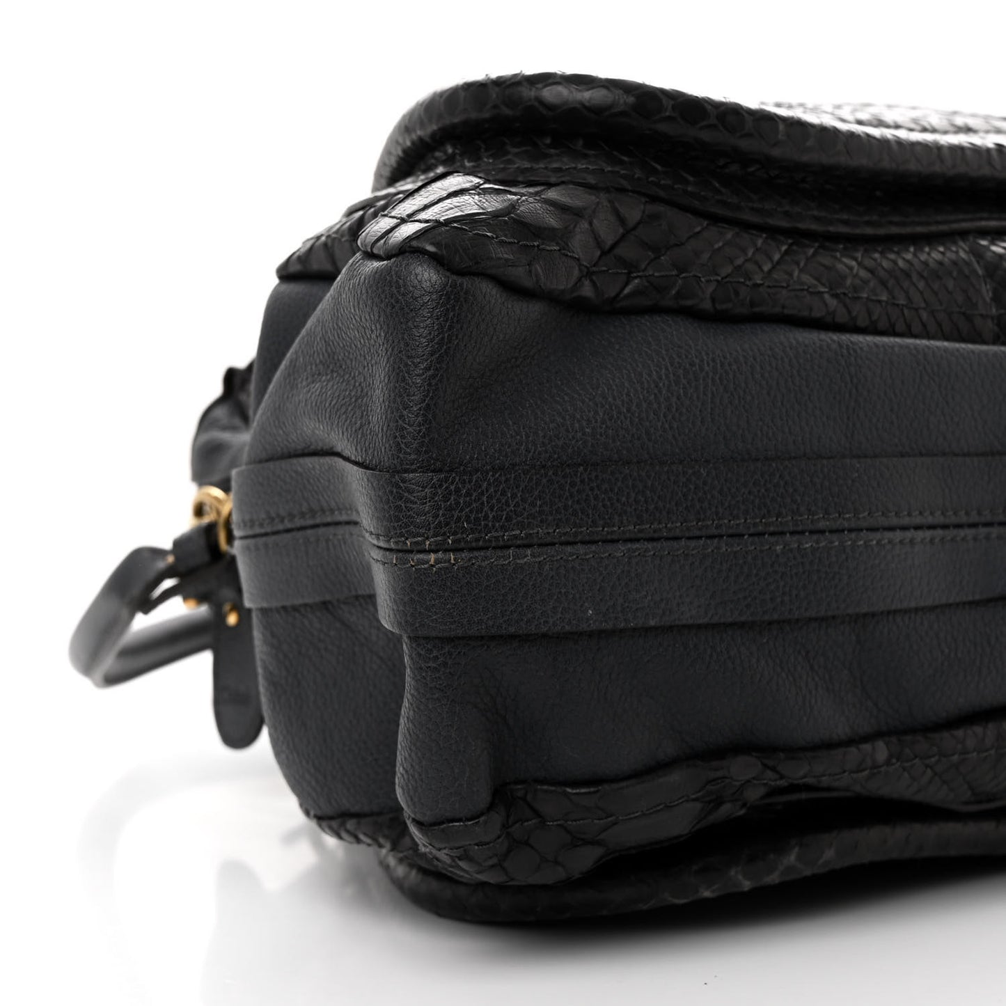 Snakeskin Large Paraty Black