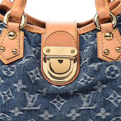 Louis Vuitton Monogram Denim Pleaty Blue 9 of 9