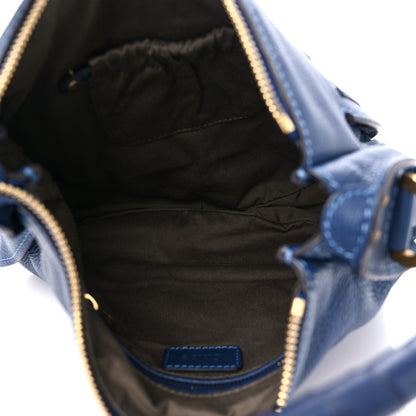 Chloe Calfskin Medium Marcie Nude Hobo Blue Velvet 4 of 8