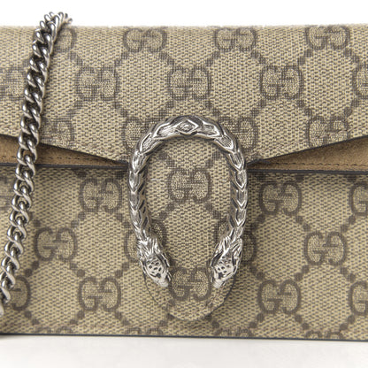 Gucci GG Supreme Monogram Super Mini Dionysus Shoulder Bag Taupe 9 of 10