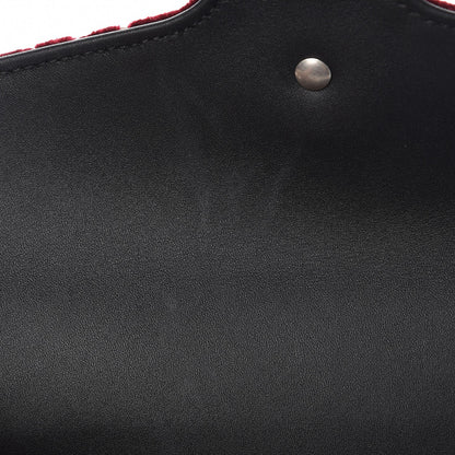 Gucci Velvet Skipper Crystal GG Monogram Small Dionysus Shoulder Bag Red Cipria Black Black Diamond 8 of 8