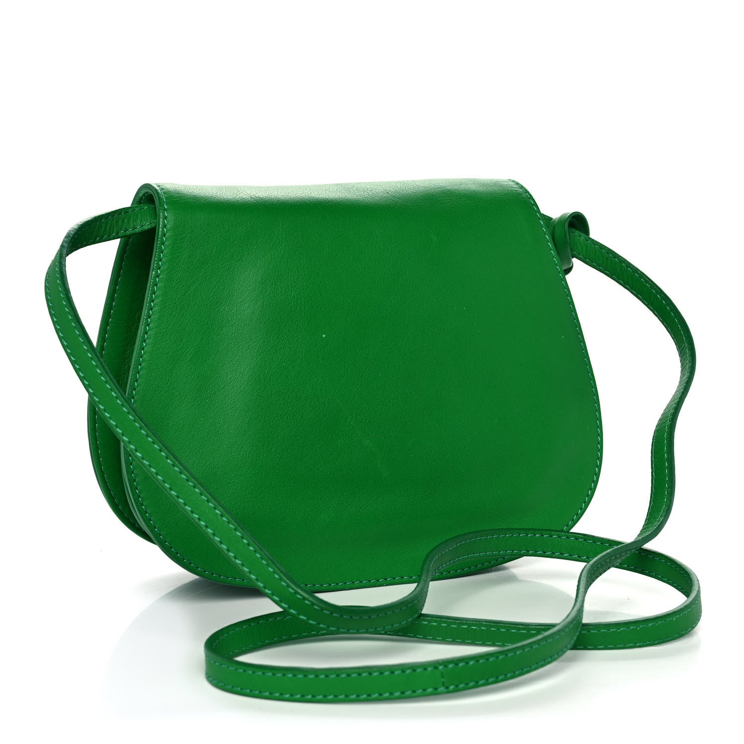 Balenciaga Veau Papier Classic Hardware Folk Messenger Pommier 3 of 12