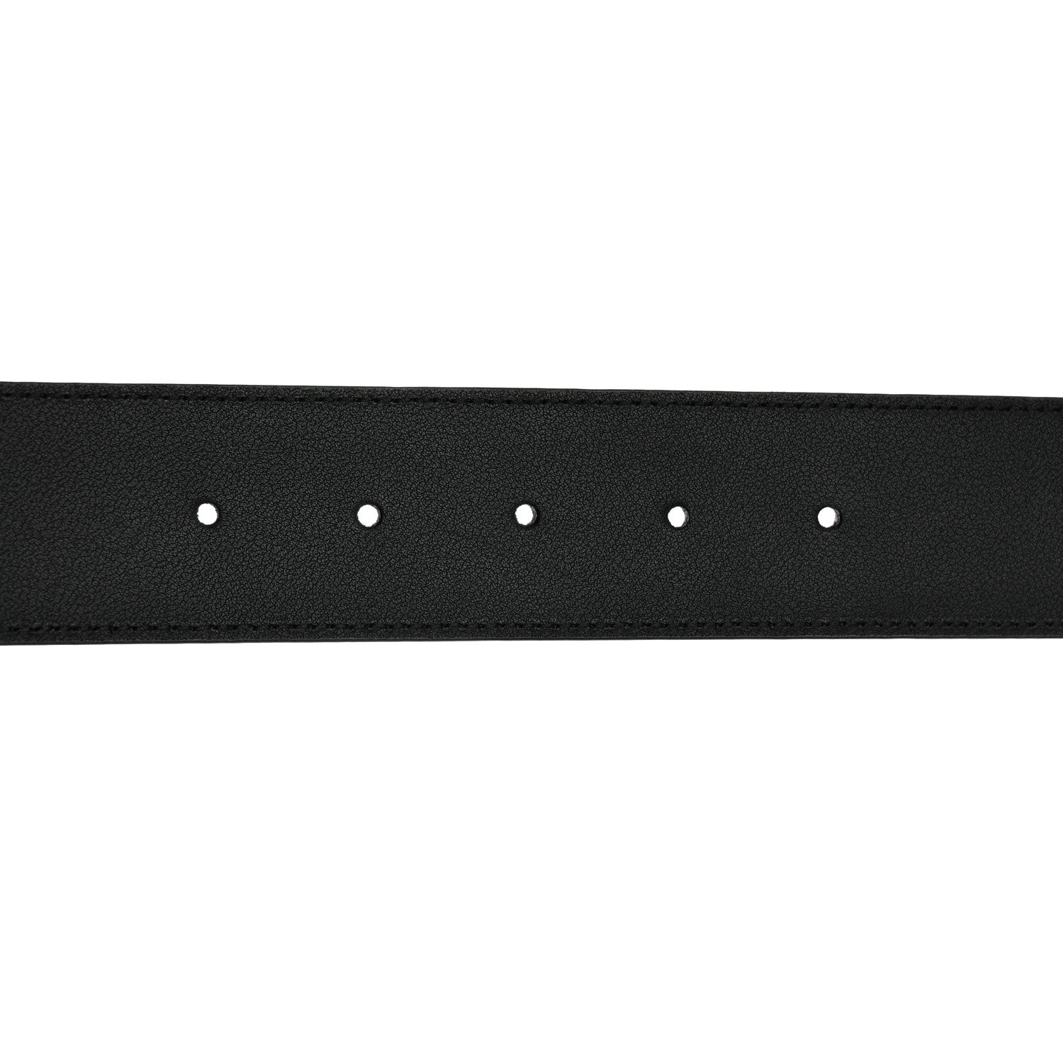 Gucci Azalea Calfskin Enamel Monochrome Double G 40mm Belt 90 36 Black 4 of 7