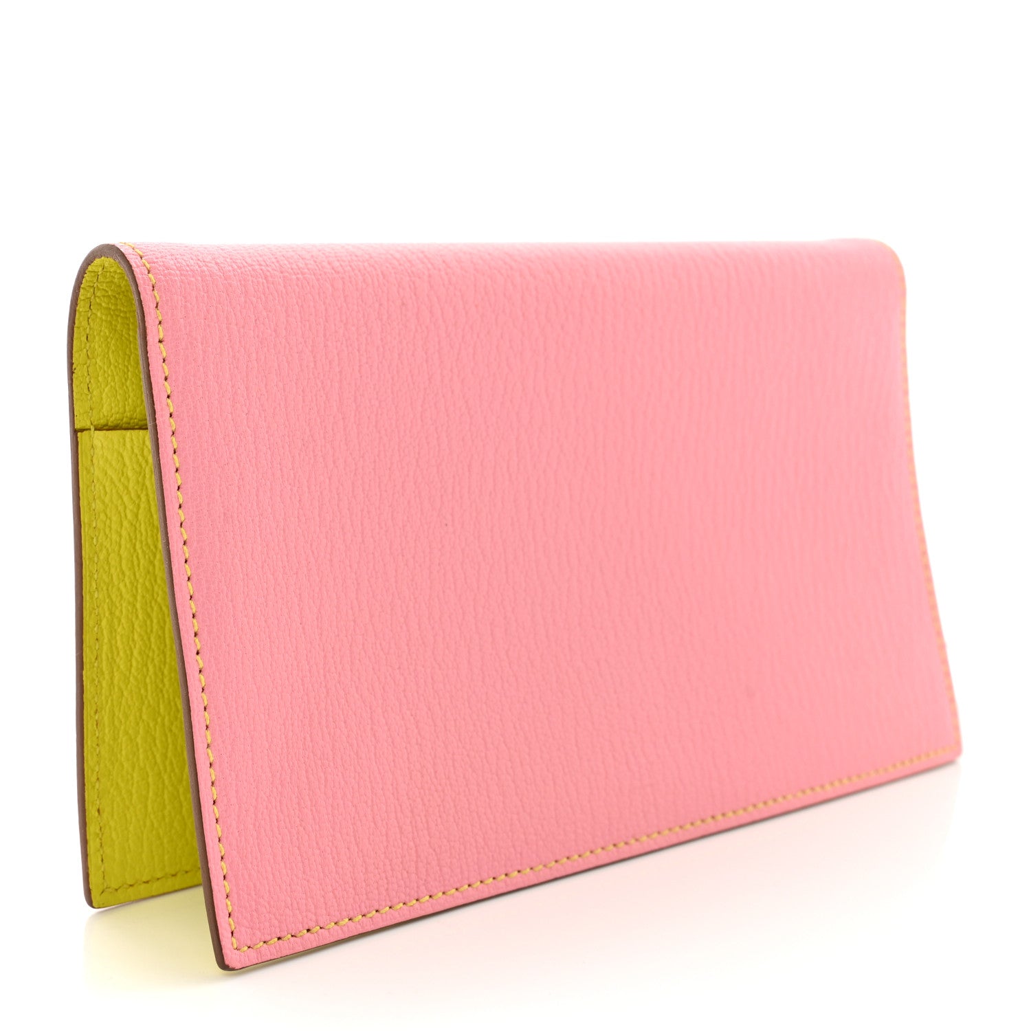 Hermes Chevre Mysore Vision II Agenda Cover Rose Confetti Soufre 3 of 7