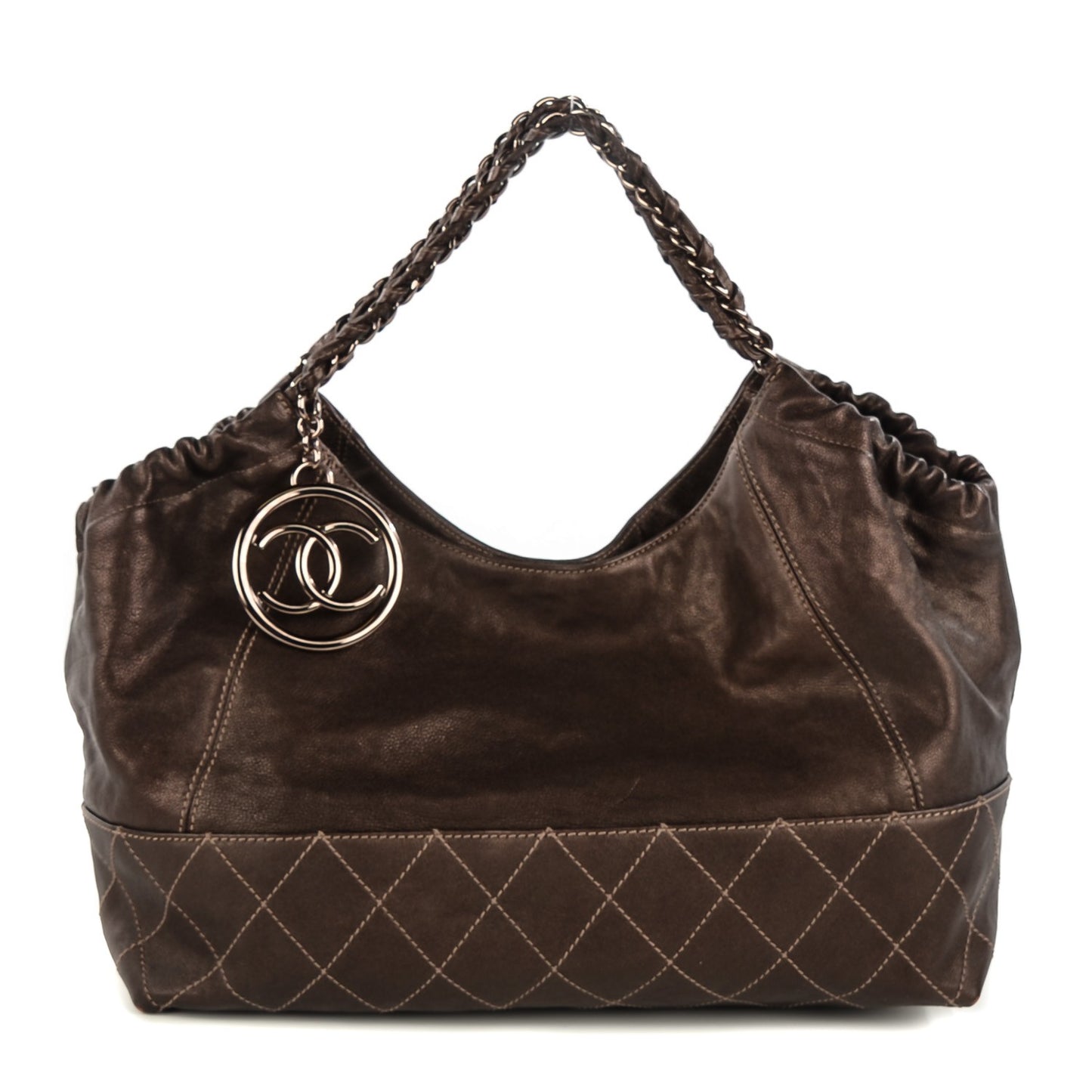 Calfskin Baby Coco Cabas Bronze