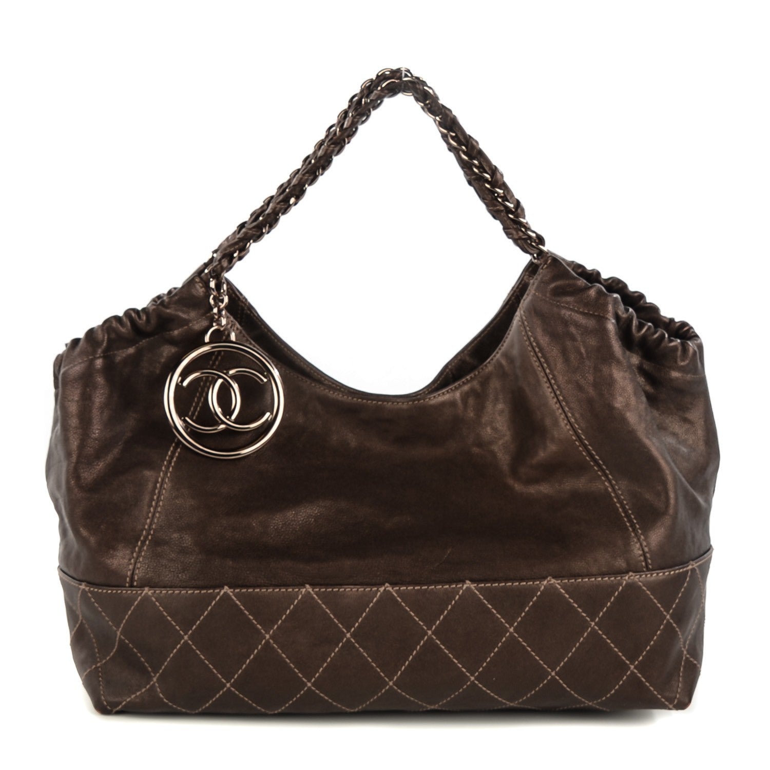 Chanel Calfskin Baby Coco Cabas Bronze 1 of 9