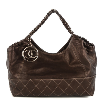 Chanel Calfskin Baby Coco Cabas Bronze 1 of 9