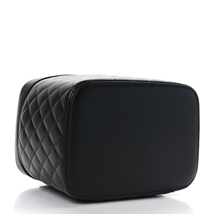 Chanel Lambskin Quilted Vanity Pouch Black 4 of 12