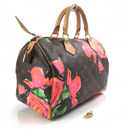 Louis Vuitton Monogram Roses Speedy 30 3 of 9