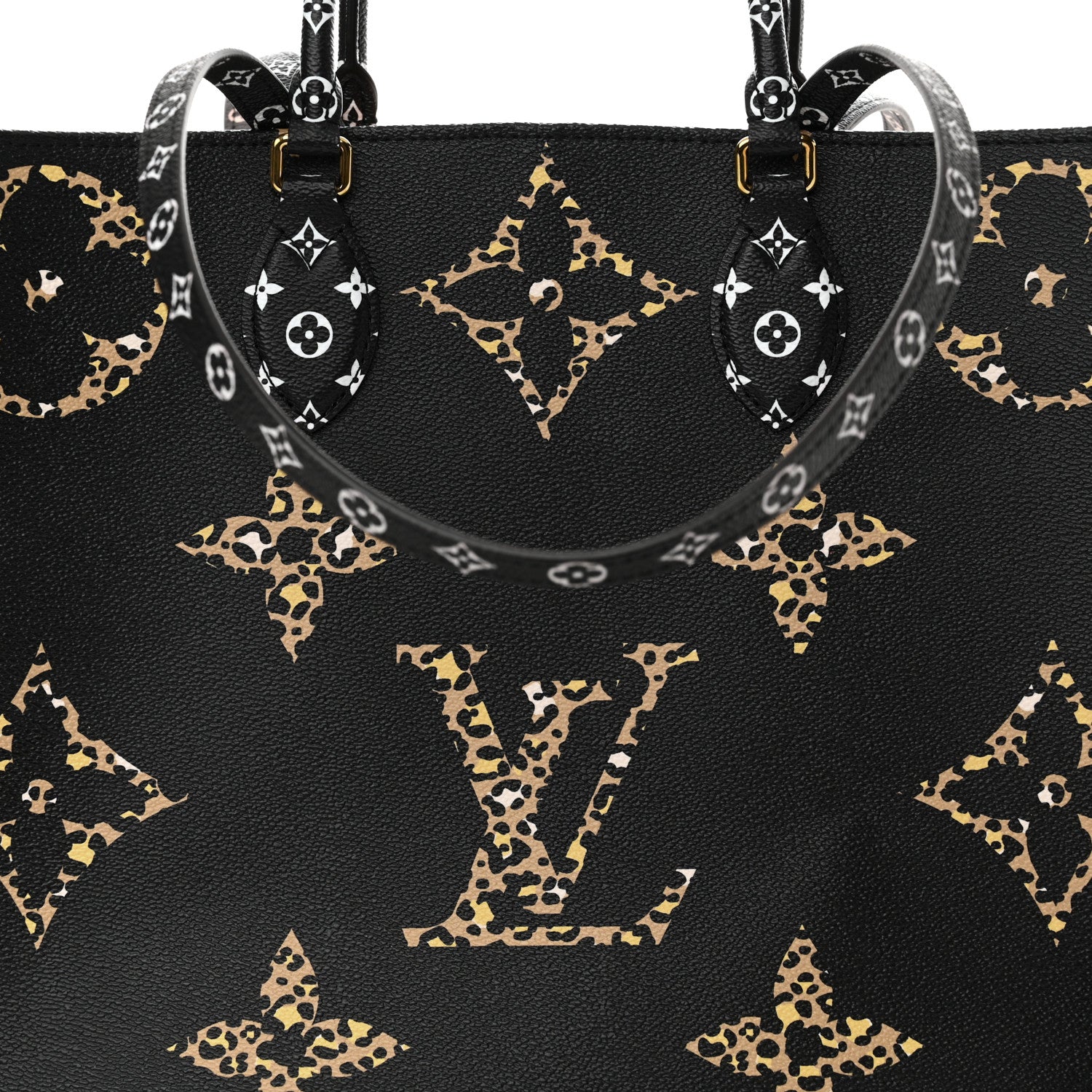 Louis Vuitton Monogram Giant Jungle Onthego GM Black 7 of 10