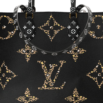 Louis Vuitton Monogram Giant Jungle Onthego GM Black 7 of 10