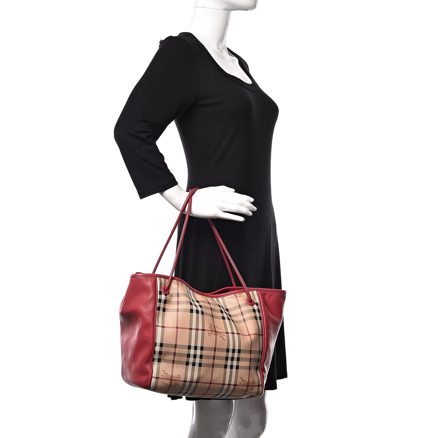 Haymarket Check Small Knots Canterbury Tote Pink